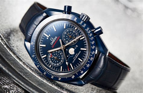 omega speedmaster blue side.